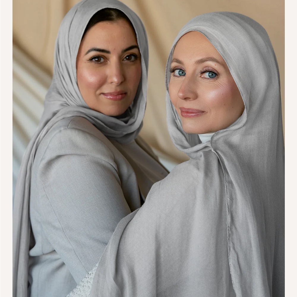 Elegant Gray Hijab